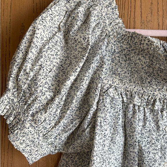 Doen Floral Puff Sleeve Top - Picture 2 of 8